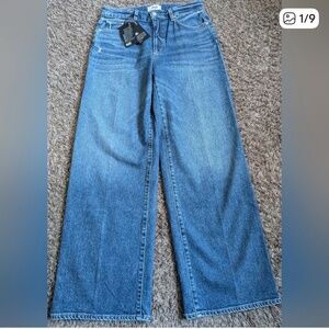 NWT Paige Sasha  Wide Leg Jean